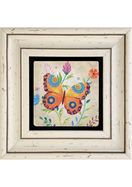 Decor Çerçeveli Taş Duvar Dekoru