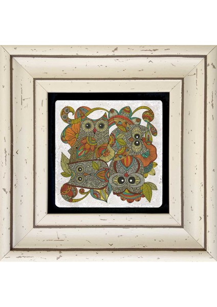 Decor Çerçeveli Taş Duvar Dekoru