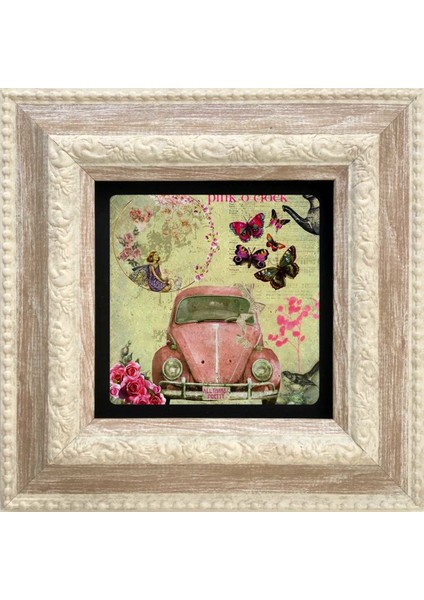 Decor Çerçeveli Taş Duvar Dekoru