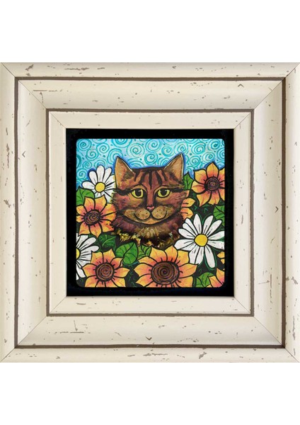 Decor Çerçeveli Taş Duvar Dekoru