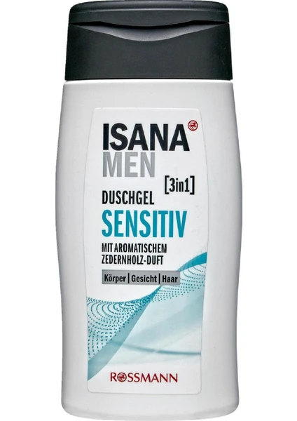 Men 3in1 Hassas Yüz Saç ve Vucüt Şampuan 300 ml