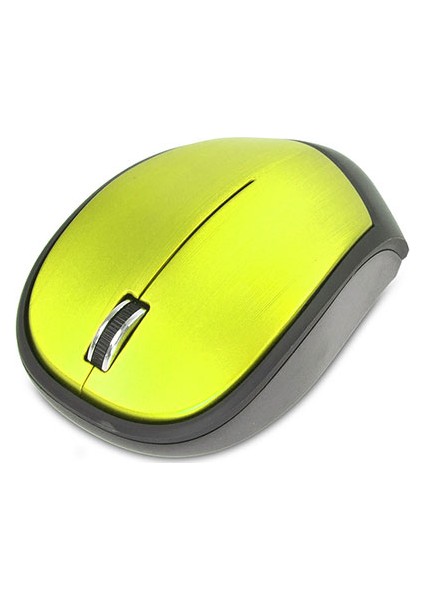 SM-340 Yeşil Usb 3D Optik Süper Sessiz Alkalin Pilli Kablosuz Mouse