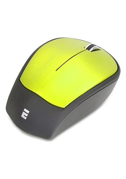 SM-340 Yeşil Usb 3D Optik Süper Sessiz Alkalin Pilli Kablosuz Mouse