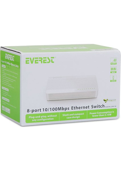 Esw-108 8 Port 10/100Mbps Ethernet Switch Hub