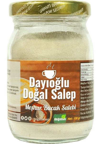 Doğal Salep 100 Gr Meşhur Bucak Salebi