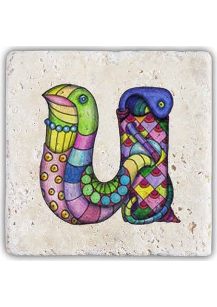 Decor Harf Bardak Altlığı