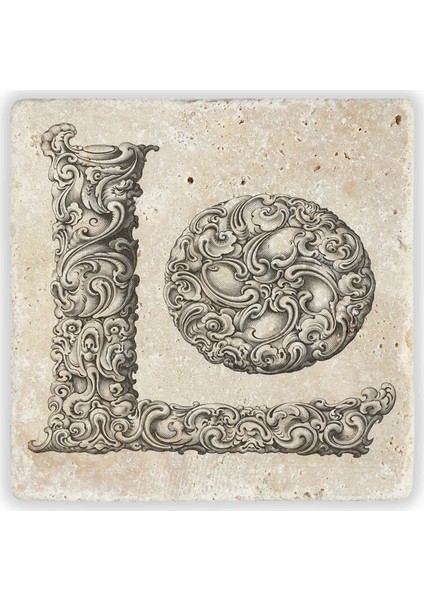 Decor Harf Bardak Altlığı