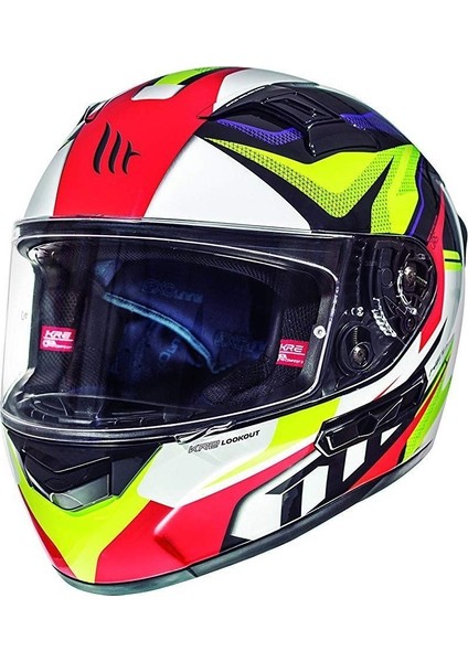 Kre Lookout G4 Gloss Full Face Motosiklet Kaski