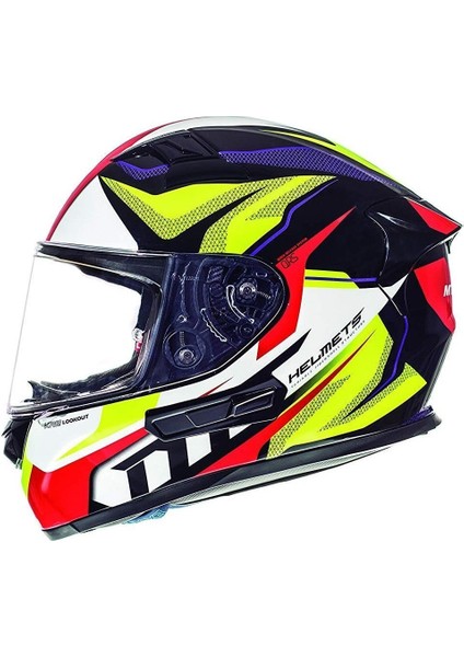 Kre Lookout G4 Gloss Full Face Motosiklet Kaski