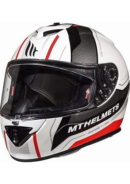 Rapide Duel Gloss Full Face Motosiklet Kaski