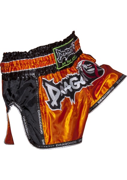 Retro Muay Thai Şortu - Turuncu modelleri