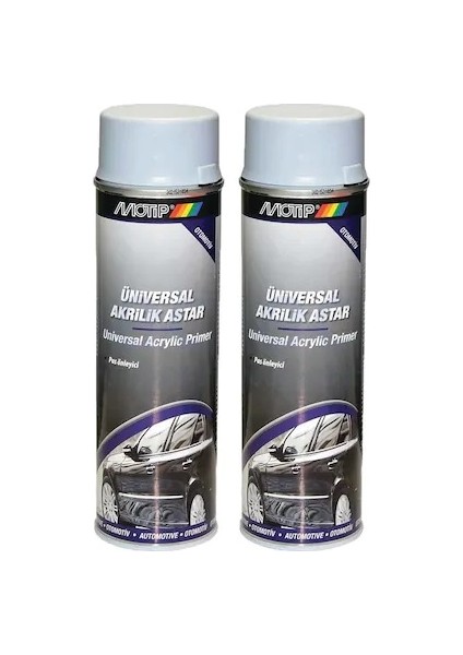 Universal Akrilik Sprey Astar 500 ml 2'li