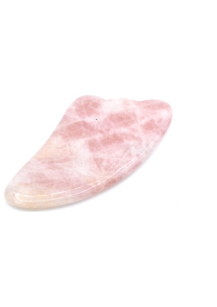 Pembe Kuvars Taşı Gua Sha Yüz Bakımı