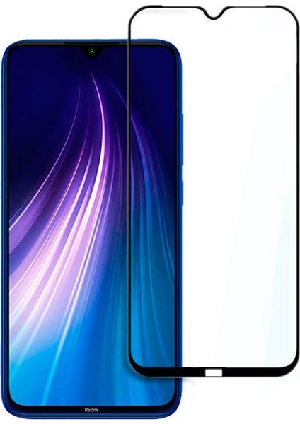 Xiaomi Redmi Note 8 Kılıf Ultra Ince 0,2mm Şeffaf Silikon Kılıf + 5d Tam Ekran Nano Kırılmayan Esnek Cam Koruyucu