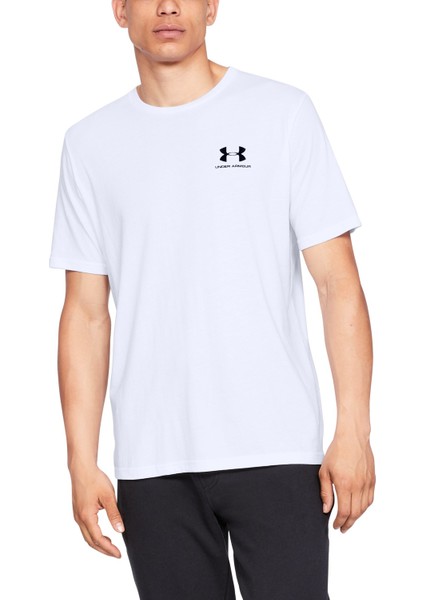 Erkek UA Sportstyle Left Chest Kısa Kollu Tişört 1326799-100
