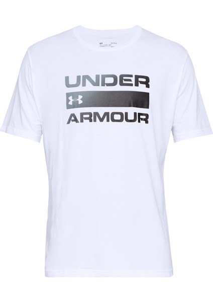 Ua Team Issue Wordmark Ss Beyaz Erkek T-Shirt 1329582-100