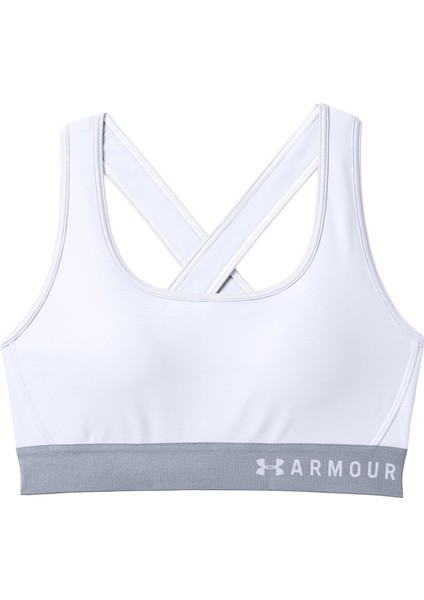 Kadın Armour® Mid Çapraz Sırtlı Spor Sütyeni 1307200-100