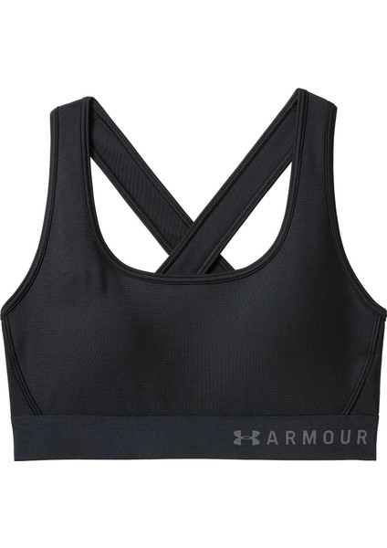 Kadın Armour® Mid Çapraz Sırtlı Spor Sütyeni 1307200-001