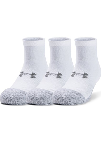 Yetişkin HeatGear® Lo Cut Çorap 3'lü Paket 1346753-100