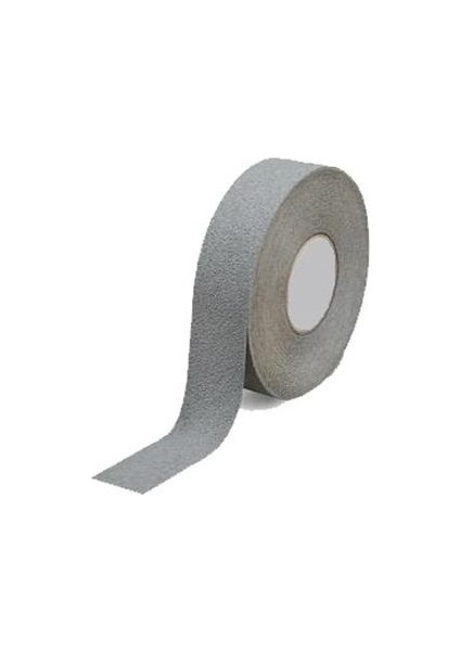 Gri Merdiven ve Zemin Kaydırmaz Kaymaz Bant 25 mm x 25 m