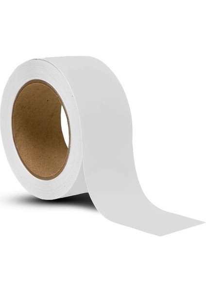 Yer Işaretleme Yer Bandı Pvc Vinil Bant 50 mm x 33 m Beyaz