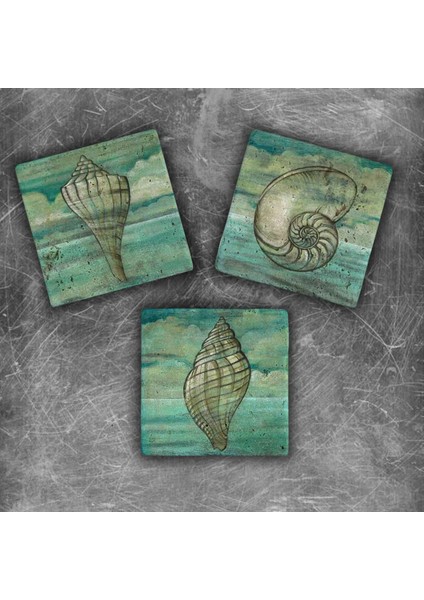 Decor Doğaltaş Magnet - 3'lü Set