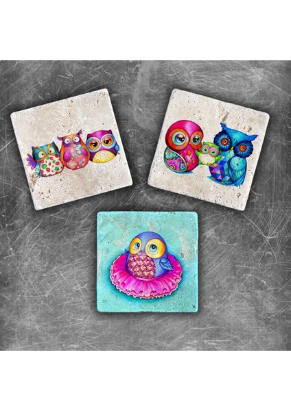 Decor Doğaltaş Magnet - 3'lü Set