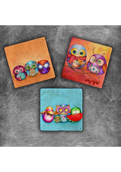 Decor Doğaltaş Magnet - 3'lü Set