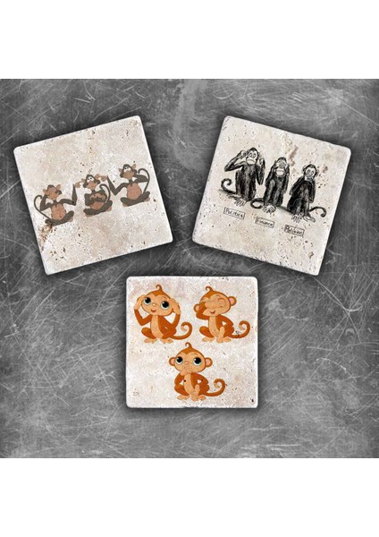 Decor Doğaltaş Magnet - 3'lü Set