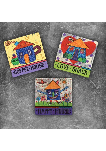 Decor Doğaltaş Magnet - 3'lü Set