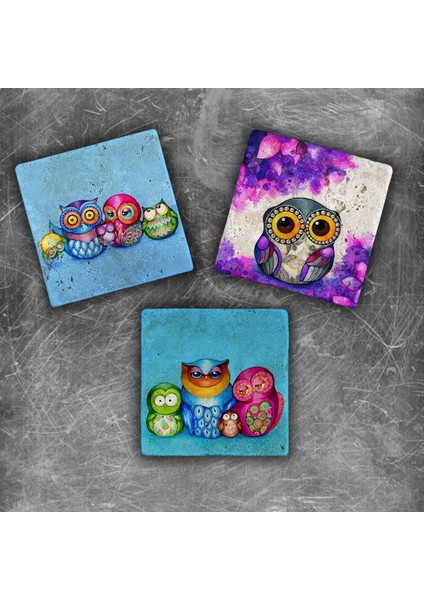 Decor Doğaltaş Magnet - 3'lü Set