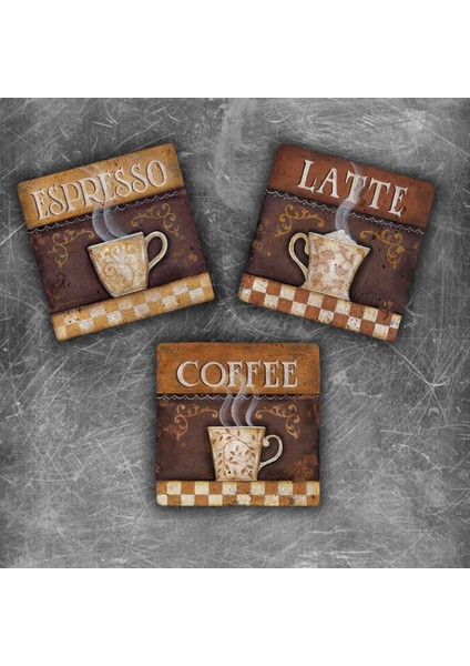 Decor Doğaltaş Magnet - 3'lü Set