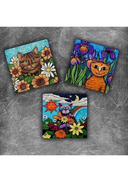 Decor Doğaltaş Magnet - 3'lü Set