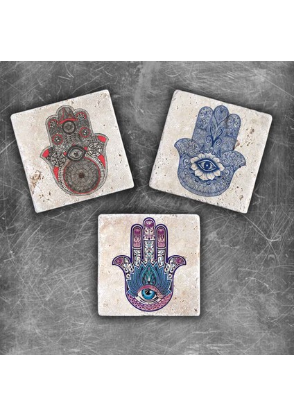 Decor Doğaltaş Magnet - 3'lü Set