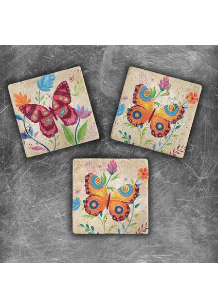 Decor Doğaltaş Magnet - 3'lü Set