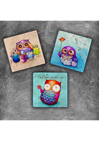 Decor Doğaltaş Magnet - 3'lü Set