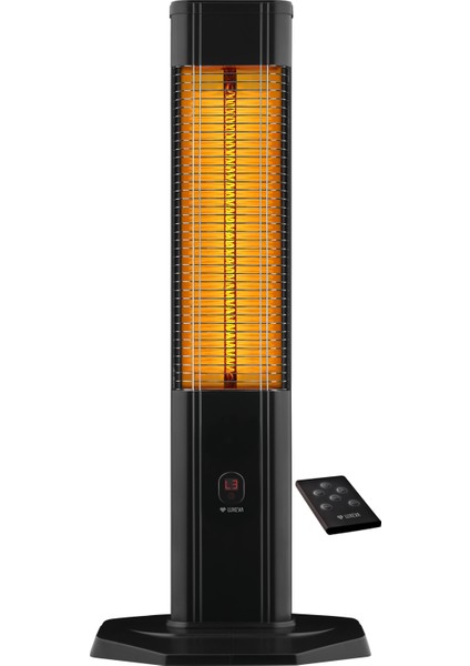 LXV 2000-VR 2000W Dikey Karbon Infrared Ufo Isıtıcı + Kumanda