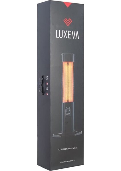 LXV 2000-VR 2000W Dikey Karbon Infrared Ufo Isıtıcı + Kumanda