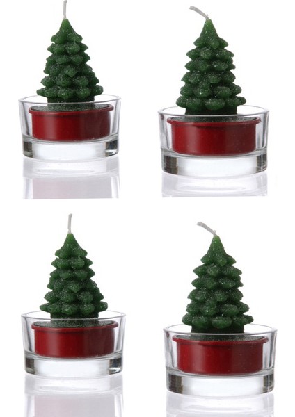 Mini Çam Tea-Lıght 4'lü Set 93561 S
