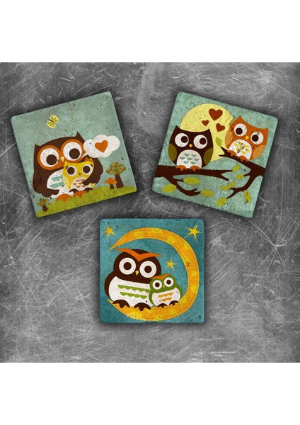 Decor Doğaltaş Magnet - 3'lü Set