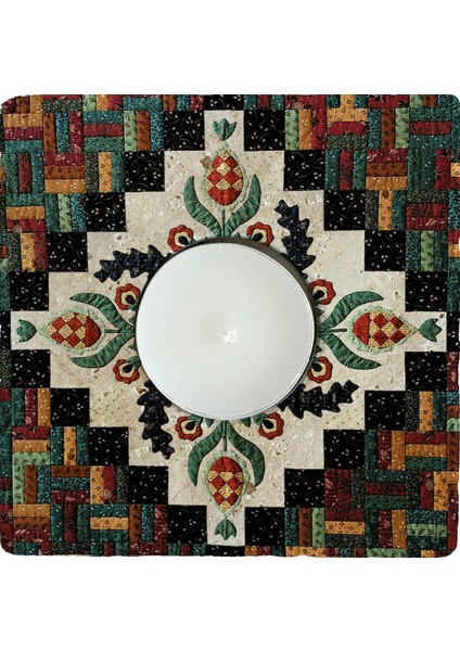 Decor Doğaltaş Mumluk