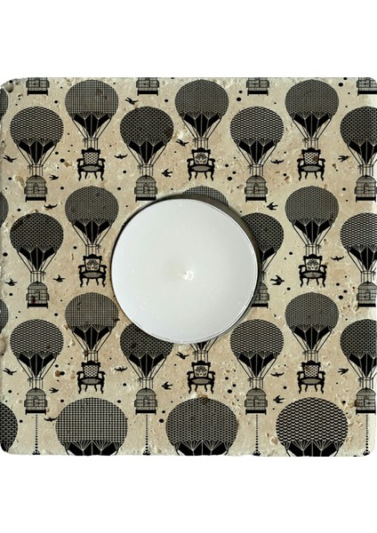 Decor Doğaltaş Mumluk