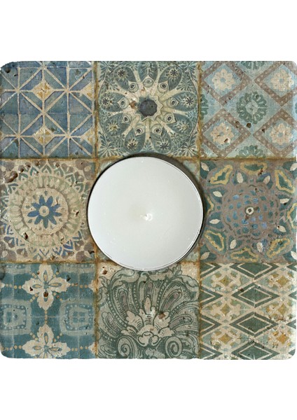 Decor Doğaltaş Mumluk