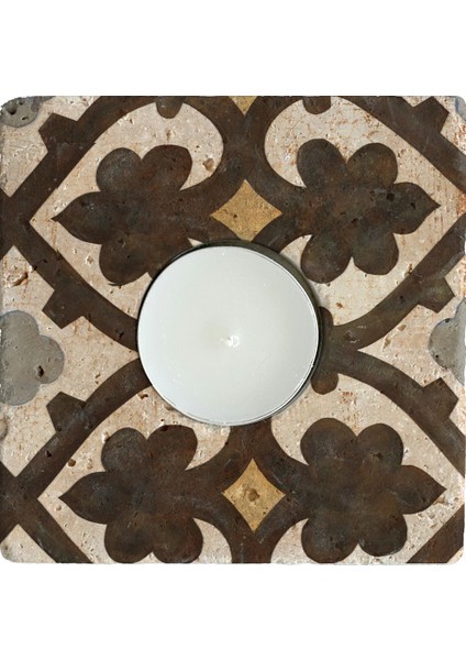 Decor Doğaltaş Mumluk