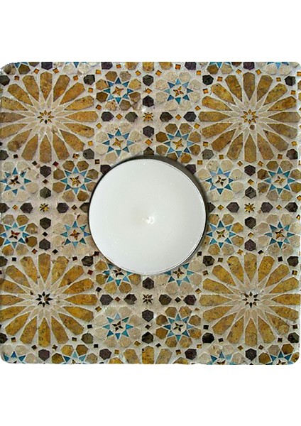 Decor Doğaltaş Mumluk