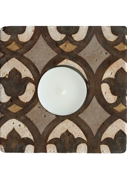 Decor Doğaltaş Mumluk