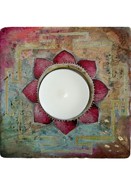 Decor Doğaltaş Mumluk