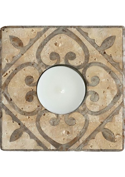 Decor Doğaltaş Mumluk