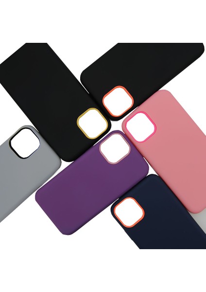 Apple iPhone 11 Pro Max Kılıf Soft Mat Termoplastik Koruma Fresh Color Siyah Sarı