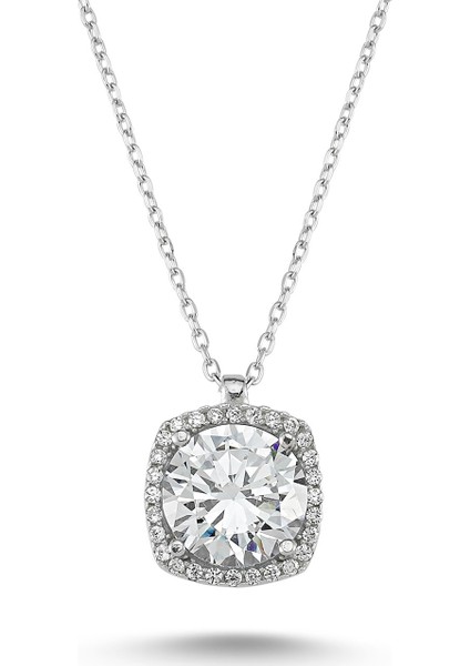 Kolye Küpe Yüzük 3'lü Gümüş Set - Starlight Diamond